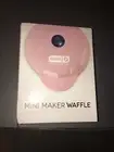 DASH Mini Waffle Maker 4” Waffle Mold Nonstick Waffle Iron New Pink