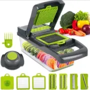 15-In-1 Vegetable Fruit Chopper Cutter Food Onion Veggie Dicer Slicer Kitchen