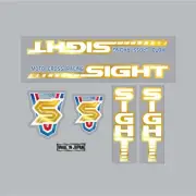 Hattori - Sight Gold decal set - Old school bmx