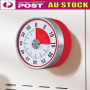 60 Minutes Oven Time Visual Counter Mechanical Kitchen Timer Magnetic Timers New