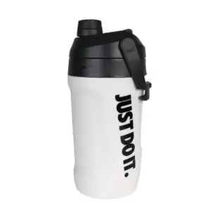 【NIKE 耐吉】水壺 Hyperfuel Insulated Chug 白 水瓶 寬口 大容量 胖胖瓶 旋蓋式(N100311015-340)