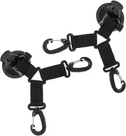OSOLADY 2Pcs Heavy Duty Suction Cup Hooks for Tents Outdoor Camping Anchor Accessories for Cars and Trucks for Securing Tarps and Canopies Durable and Easy to Use