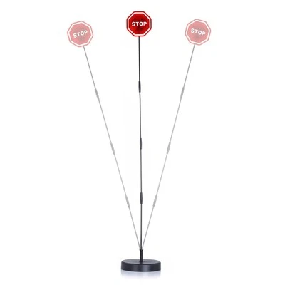 Amiss Flashing LED Stop Sign for Garage Parking Assist Parking Stopper for Gara
