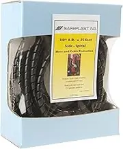 Safe-Spiral 12PC25bk Pre-Cut Spiral Wrap Hose Protector, 3/8" I.D., 25' Length, Black