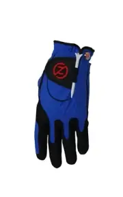 Zero Friction Cabretta Elite Golf Glove (LEFT, One Size) Compression Adult BLUE
