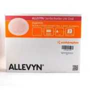 Allevyn Gentle Border Lite Oval Dressings 15.2cm x 13.1cm