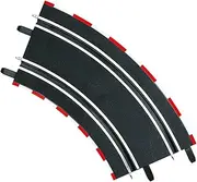 [Carrera] 61617 2/45 Curve Track Section Part for Use with GO!!! and Digital 143 - Pack of 4