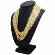 Mens 6mm Concave Cuban link Chain 12 Piece 20" 22" 24" 26" 30" Necklace