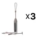 Norpro 5 Piece Deluxe Cordless Mini Mixer Set (3-Pack)