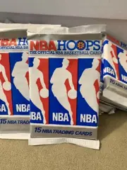 1990-91 NBA HOOPS Series 1 Basketball Cards - Unopened Pack (15 CT)
