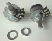 5pc A220K Ω Ohm 220K Logarithmic Nolinear Potentiometer 2W WH134-2