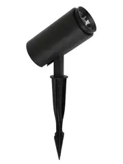 Peninsula LED Adjustable Warm White Spike Spot in Black