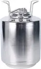 Stainless Steel 2.6 Gallon Mini Ball Lock Keg System for Small Batch Homebrewing