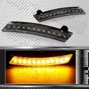 Amber LED For 2007-2015 Mini Cooper Clear Front Fender Side Marker Lights 2pcs (for: Mini)