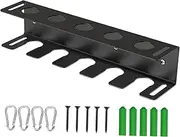 Vaveren Wall Baseball Bat Holder Sports Equipment Hanger Vertical Easy to Install Baseball Softball Bat Storage Rack for Fence Garage