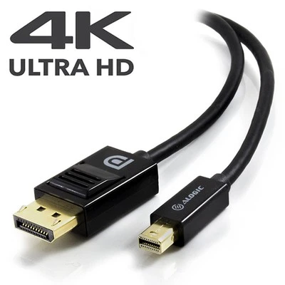 A - Alogic 1m Mini DisplayPort to DisplayPort Cable Ver 1.2 Male to Male