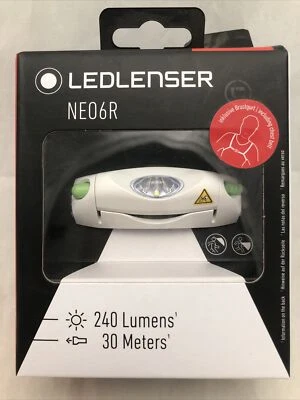 LEDLENSER NEO6R Runner's Headlamp Chest Light 240 Lumens Wide Beam Rechargeable