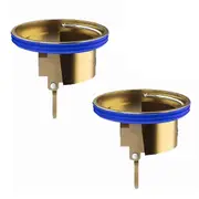 Toilet Floor Drain Deodorizing Core, 2 Pcs Floor Drain Backflow Preventer, All Brass Thickened Anti As Shown