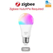 1Pack Smart 18W E27 RGB LED light Bulb Dimmable for Amazon Alexa/Google Home