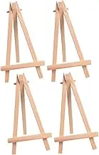 PLAFOPE 4pcs Mini Table Easel Lightweight Folding Art Display Stand for Painting Drawing and Creative Projects Durable and Safe for Classroom and Home Use