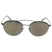 Giorgio Armani Giorgio Armani AR 6032J 3001/5A Frames of Life-Matte Black/Light Brown Dark Gold by Giorgio Armani for Women - 55-18-140 mm Sunglasses