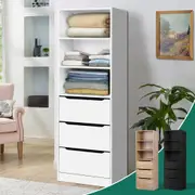 ALFORDSON Wardrobe Clothes Storage Organizer Closet Cabinet 3 Drawers