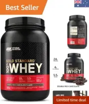Gold Standard 100% Whey Protein Powder, Double Rich Chocolate, 907g