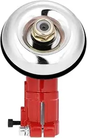 Brush Cutter Gear Head, Universal Aluminum Alloy Trimmer Replace Gear Head Red Gearbox 26mm Diameter 9-Teeth Brushcutter Accessories Lawn Mower Gear Head for Garden Crop Harvesting Land Reclamation