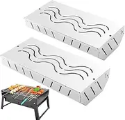 BBQ Smoker Box, Stainless Steel Smoker Box For Charcoal, Barbecue Grilling Accessories, Pellet Fog Case With Hinged Lid For Home, Garden, Outdoor Grilling