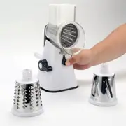 Ultimate Kitchen Vegetable Slicer - Manual Rotary Drum Grater Chopper for Food, Fruits, and Veggies - Slice, Grate, and Chop with Ease