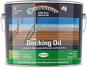Organoil Pure Natural Plant Tung Oil Exterior Decking Oil Jarrah 10L