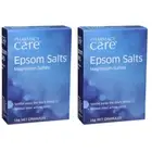 2x Pharmacy Care Epsom Salts 1kg
