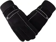 [Generic] Men'sGloves Genuine Leather Touchscreen Gloves Warm Casual Gloves Ho Mittens