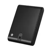 Secure Car Safety Box Fingerprint / Password Lock Model Os100Se Black