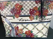 Brighton Fashionista Garden Variety Lg Tote NWT ~ Tom Clancy CA Inspired Toile