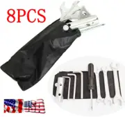8 Pcs Motorcycle Spark Plug Spanner Wrench Socket Screwdriver Tool Kit Universal (for: Triumph)