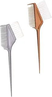 PLAFOPE 2Pcs Hair Dye Brush Durable Hair Coloring Applicator for Salon DIY Use Lightweight Design for Easy Application for Highlights Keratin Treatments