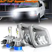2x 7X6" 5x7" LED Headlights Square For Chevy Express Cargo Van 1500 2500 3500