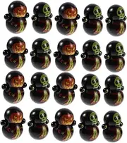 CHILDWEET Halloween Tumbler Ornament 30pcs Mini Tumbler Toys Wobble Pumpkin Figurines