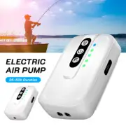Portable Air Pump USB Rechargeable Oxygen Pump Air Bubbler For 30-100L Fish Tank