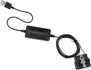 Battery Jumper Cable, USB Power Bank Operated, 0.33x59.06 inches Smart OBD Memory Protection, Electric Bike Anti-Short Circuit Design, Jump Starter for Urgent Roadside Assistance