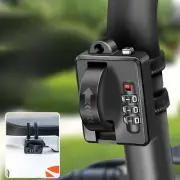 Combination Lock 3 Digit Lock Bicycle Helmet Lock for Backpacking Bike
