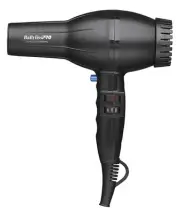 BaBylissPRO 2800 Hair Dryer 2000W Black Porcelain Ceramic Ionic Technology