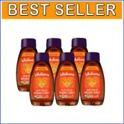 100% Pure Organic Honey 6-Pack - Fair Trade, Gluten Free, 16oz Bottles