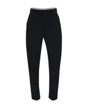 tapered tailored trousers IT58 black