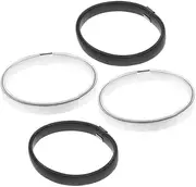 [COLLBATH] 4Pcs Non Slip Arm Bands for Men Durable Sleeve Holders Fixing Sleeves Elegant Bartenders Sleeve Garters for Any Outfit