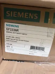 SIEMENS GF223NR 2P 100A 240-250VDC NEMA 3R DISCONNECT BRAND NEW - SEALED