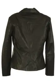 Drape Leather Jacket--YAR-12W6492