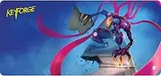 KeyForge: Dis-Clipped Wings Extra-Wide Playmat – 14" x 30" – Durable Rubber Mat with House Brobnar Art – Official KeyForge: Æmber Skies Accessory, Made by Ghost Galaxy