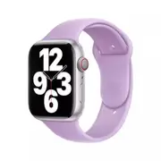 Silicone Sports Band For Apple Watch Series 4-7/SE 38mm 44mm Light Purple